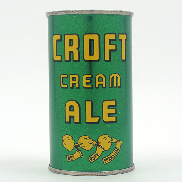 Appraisal: Croft Ale PRODUCT Flat Top MINTY - Reference USBC -