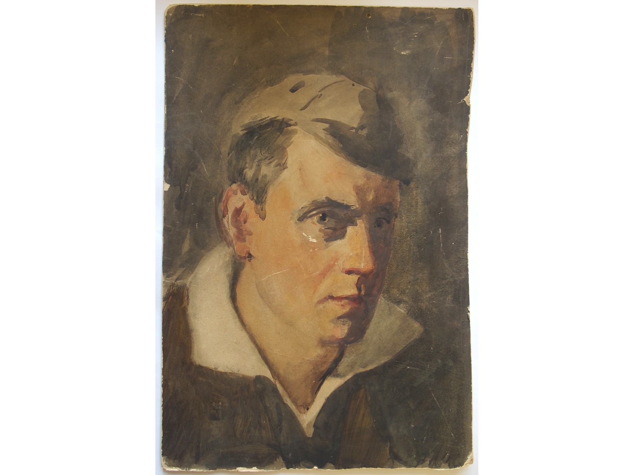 Appraisal: JAMES DICK PEDDIE Scottish Fl - A SELF PORTRAIT IN