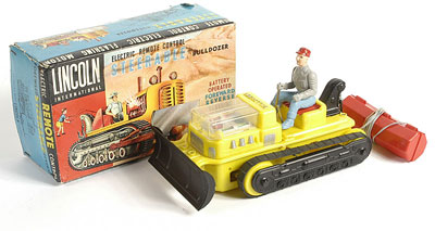 Appraisal: Lincoln International Hong Kong steerable Bulldozer - large scale plastic