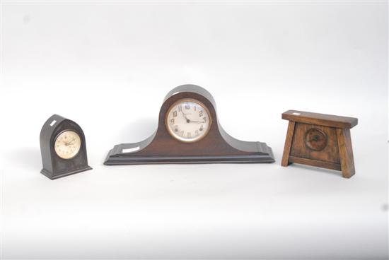 Appraisal: THREE MANTEL CLOCKS Property from the home of Westport Ct