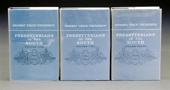 Appraisal: Books Southern religion Thompson Ernest Trice PRESBYTERIANS IN THE SOUTH