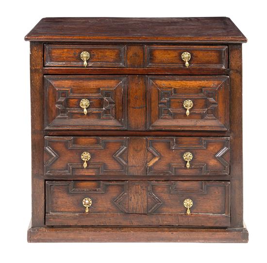 Appraisal: Sale Lot A Charles II Oak Chest of Drawers having