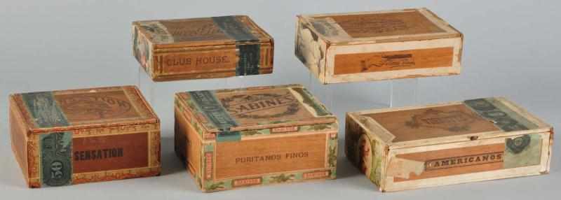 Appraisal: Lot of Cigar Boxes Description Includes Sweet Girls from Pennsylvania