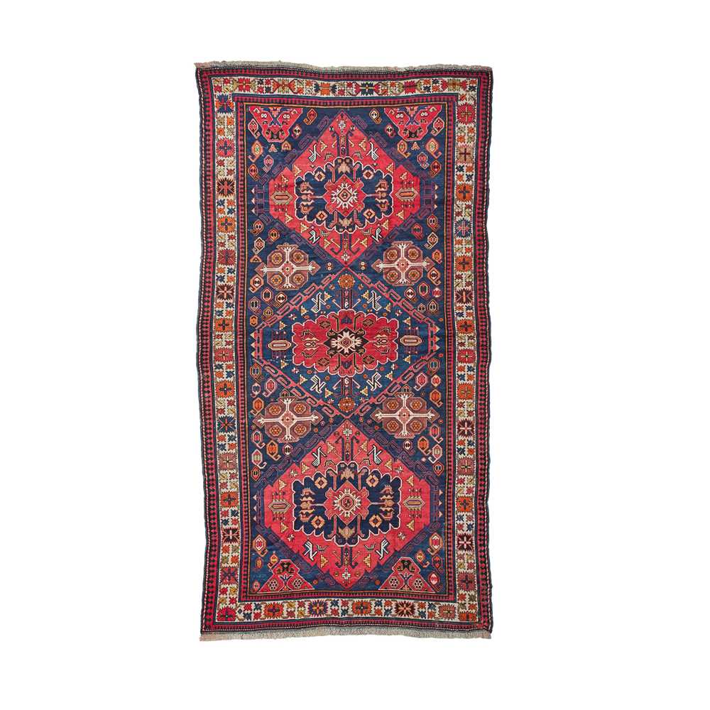 Appraisal: KARABAGH CARPET SOUTH CAUCASUS EARLY TH CENTURY the indigo field