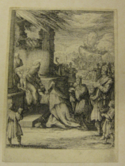 Appraisal: JACQUES CALLOT Group of etchings L'Adoration des Mages First state