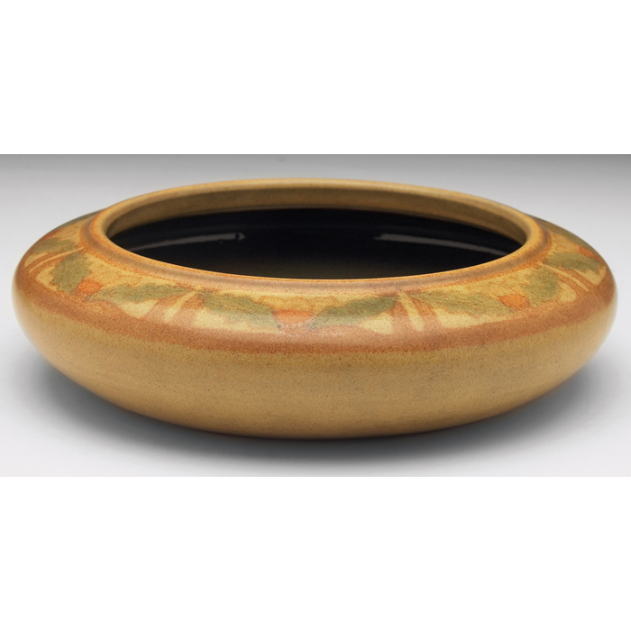 Appraisal: Good Marblehead bowl low form in a tan matte glaze