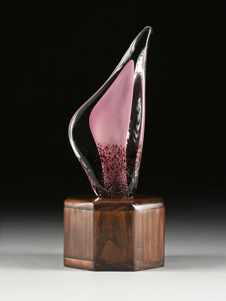 Appraisal: RANDY STRONG American th st Century AN ART GLASS SCULPTURE