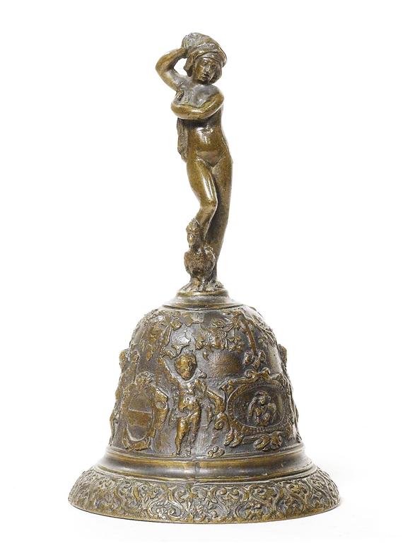 Appraisal: TABLE BELL Renaissance style dated MDLXXXI The work th century