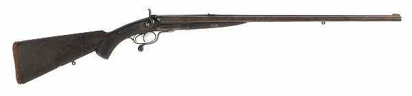 Appraisal: Alex Henry side by side under lever double-hammer Express rifle