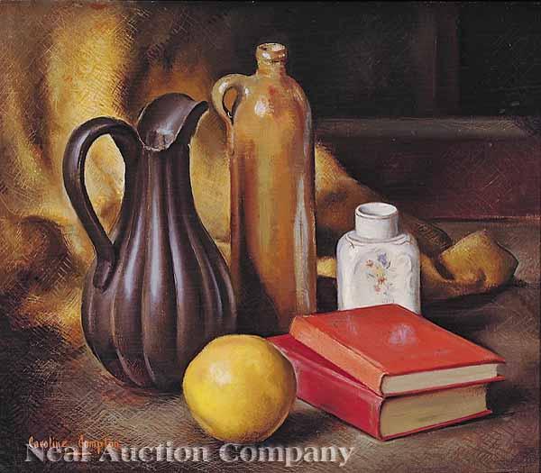 Appraisal: Caroline Russell Compton American Mississippi - Still Life with a