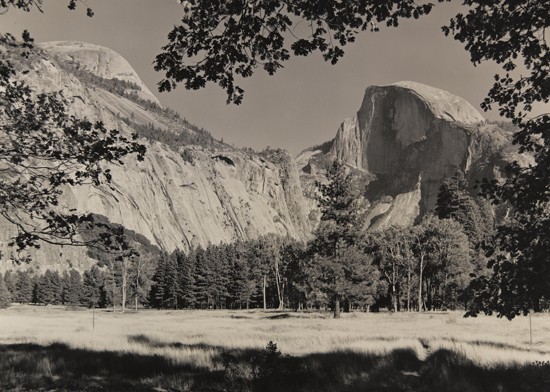 Appraisal: ADAMS ANSEL - Half Dome from the Valley Floor Yosemite