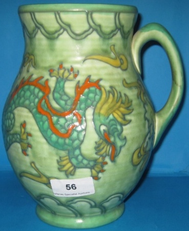 Appraisal: Crown Ducal Jug decorated with Dragons in the Manchu design