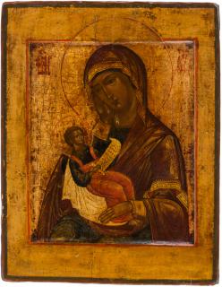 Appraisal: A RUSSIAN ICON OF THE MOTHER OF GOD TO SOOTHE