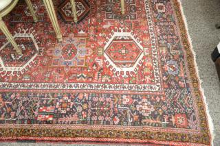 Appraisal: Heriz Oriental carpet ' x ' Heriz Oriental carpet '