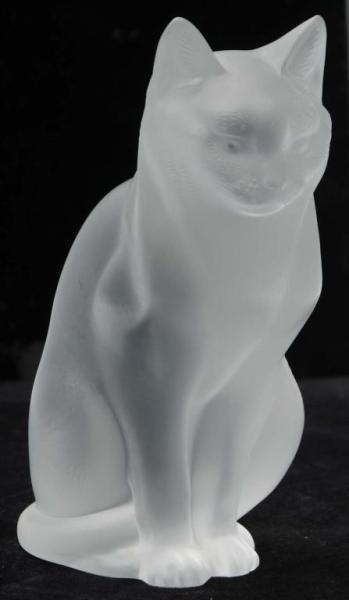 Appraisal: Lot of Lalique Figurines Description Both marked Lalique France Includes