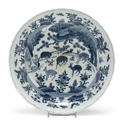 Appraisal: Good and large Chinese blue and white bowl kangxi period