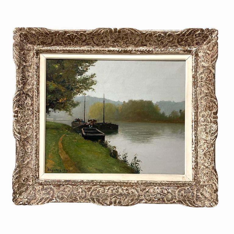 Appraisal: Georges L o Degorce FRENCH oil Georges L o Degorce