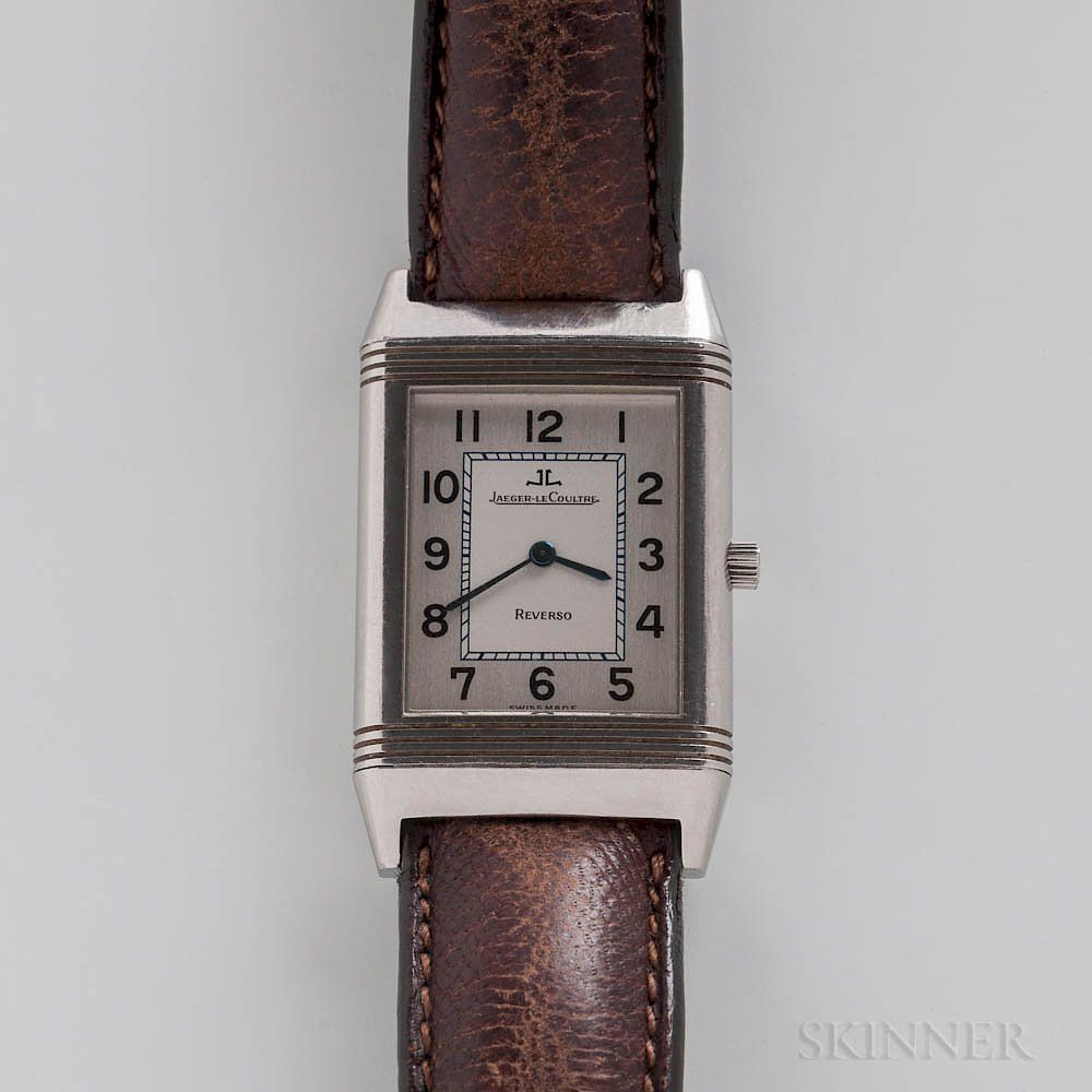 Appraisal: Jaeger LeCoultre Reverso Quartz Wristwatch Jaeger LeCoultre Reverso Quartz Wristwatch