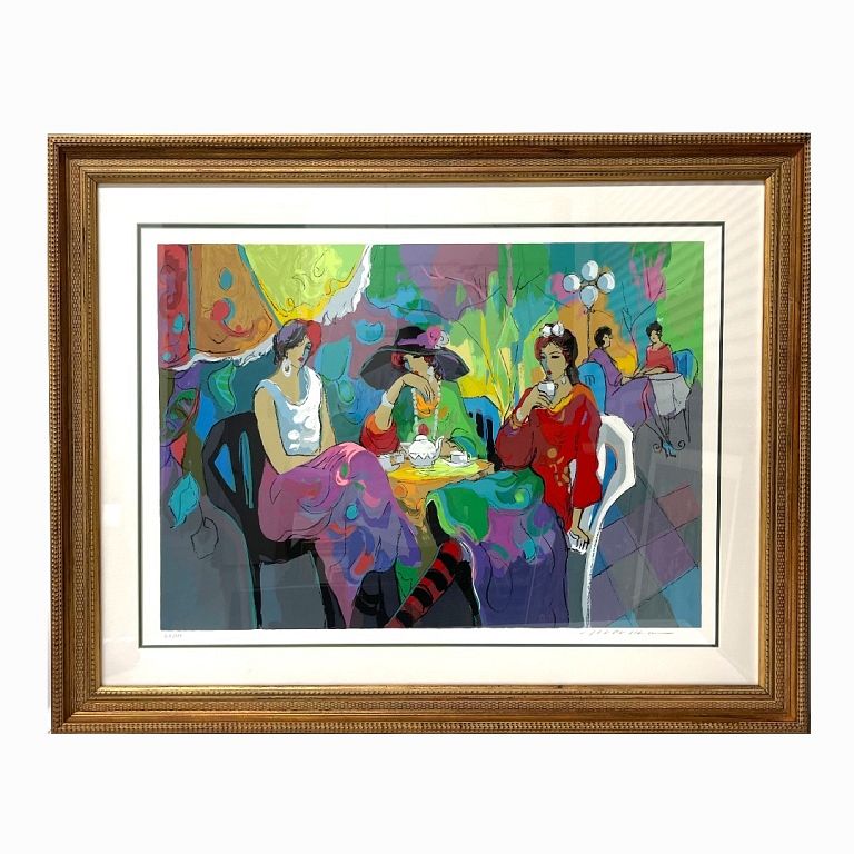 Appraisal: Isaac Maimon Park Garden Cafe Isaac Maimon Park Garden Cafe