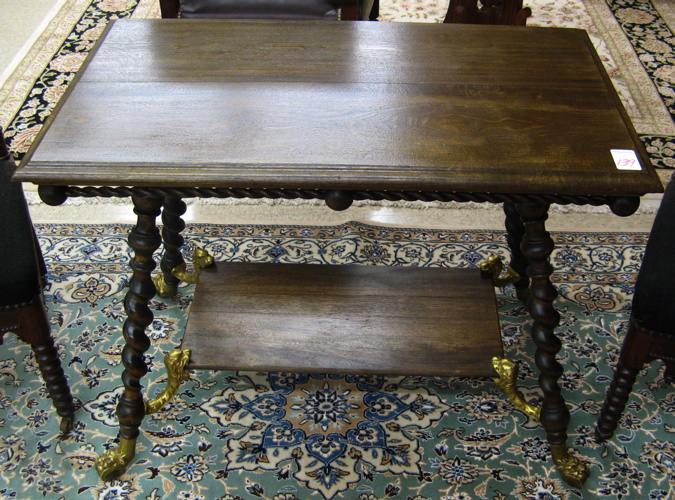 Appraisal: A RECTANGULAR VICTORIAN CENTER TABLE American late th century having