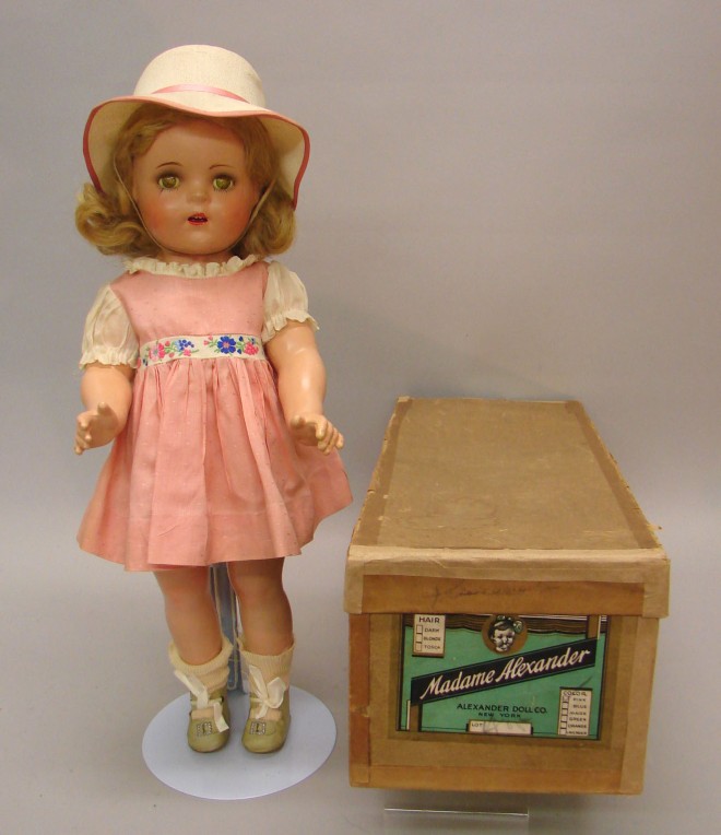 Appraisal: Composition Princess Elizabeth doll in original box All original doll