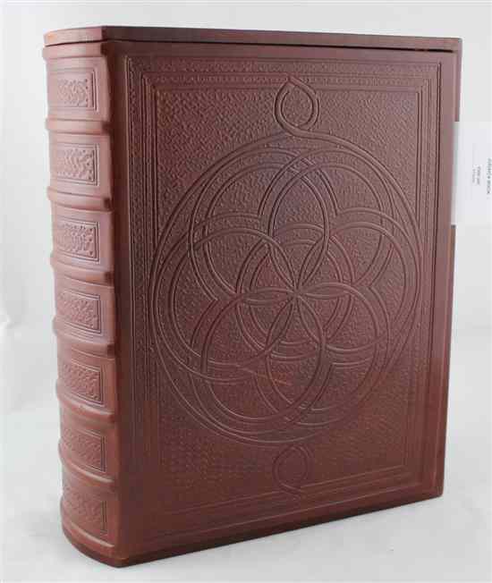 Appraisal: THE KENNICOTT BIBLE limited edition with illuminated pages in elaborate