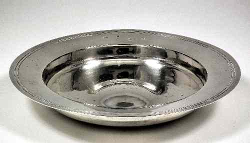 Appraisal: An Edward VIII silver armada pattern dish ins diameter by