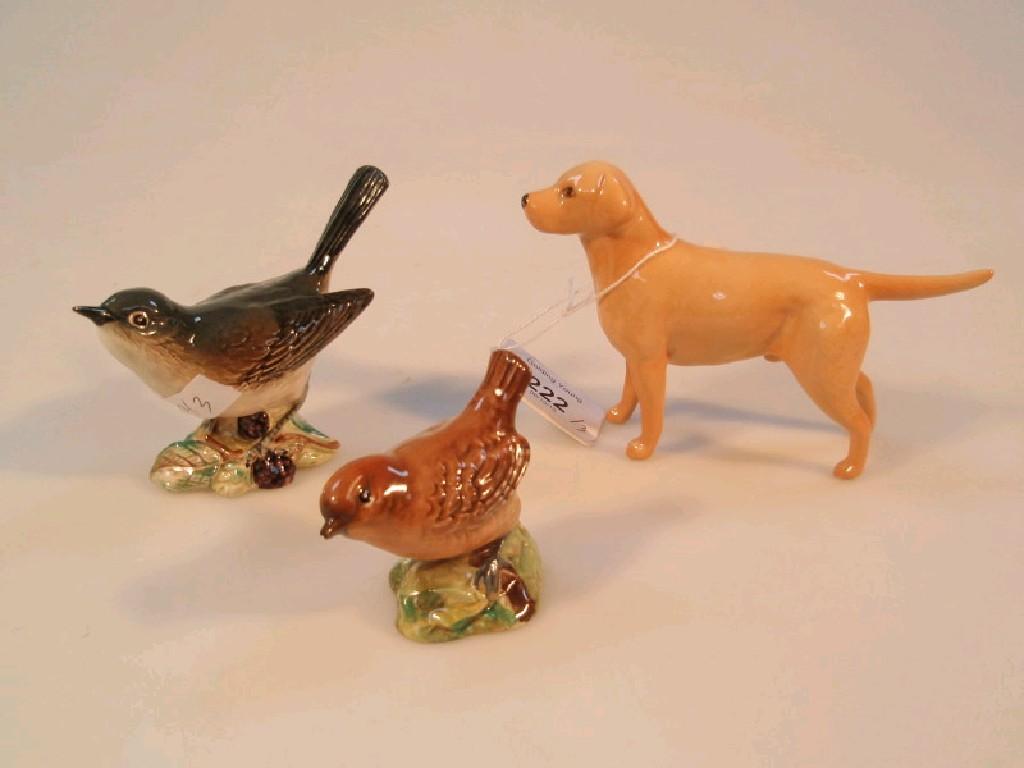 Appraisal: A Beswick figure of a Golden Labrador cm high a