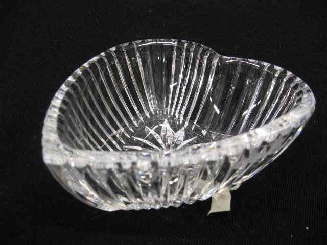 Appraisal: Waterford Cut Crystal Heart Shape Dish - '' signed excellent