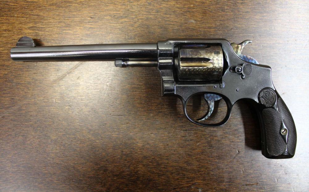 Appraisal: SMITH AND WESSON FIRST MODEL M P DOUBLE ACTION REVOLVER