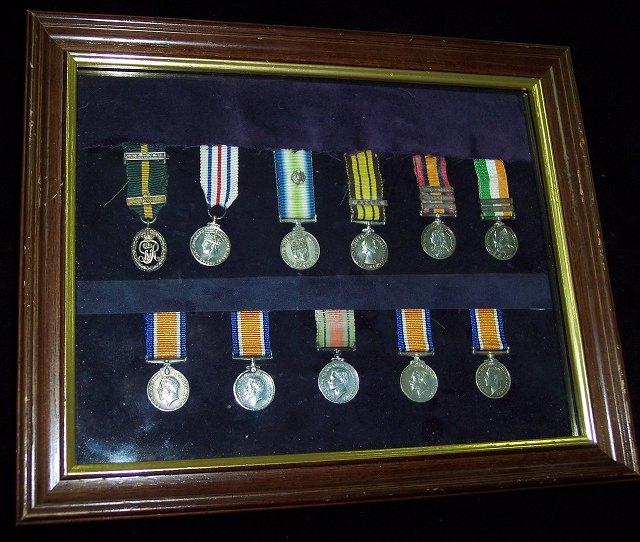 Appraisal: A collection of ten miniature medals four including Transvaal Rhodesia