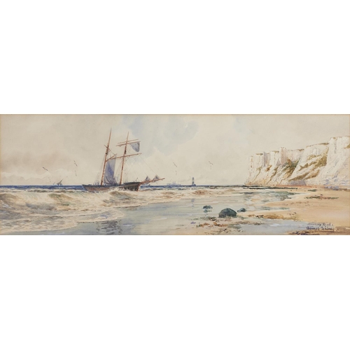 Appraisal: Thomas Sidney fl early- Beachy Head pencil watercolour heightened with