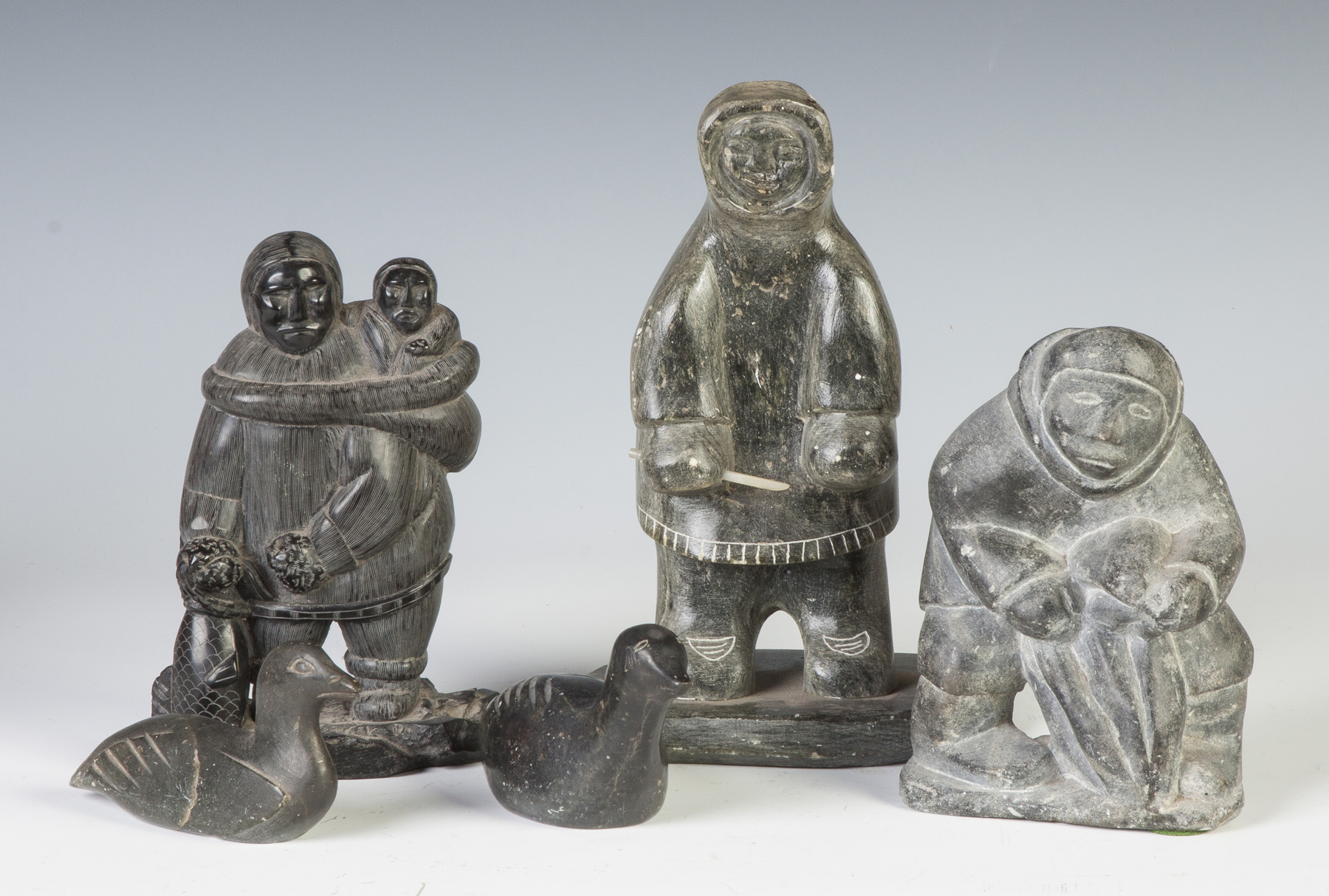 Appraisal: Group of Five Inuit Carvings