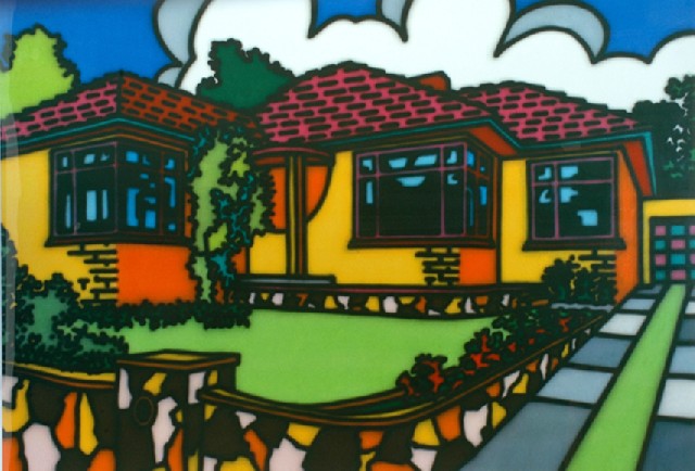 Appraisal: Howard Arkley - Triple Front colour digital print A P