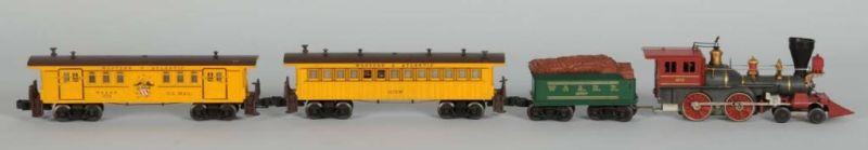 Appraisal: Lionel O-Gauge General Passenger Set Description Post-war Includes smoking general