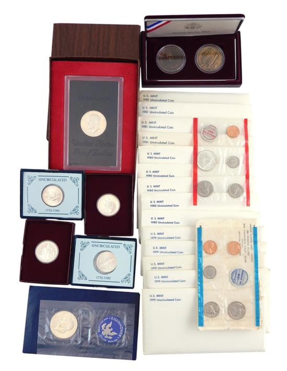 Appraisal: COINS Lot of US Mint products Includes -S Proof Eisenhower