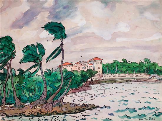 Appraisal: JANE PETERSON American - The Deering Estate Viscaya Biscayne Bay