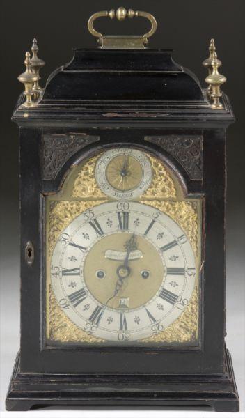 Appraisal: English Twin Fusee Bracket Clock Lambert London early th century