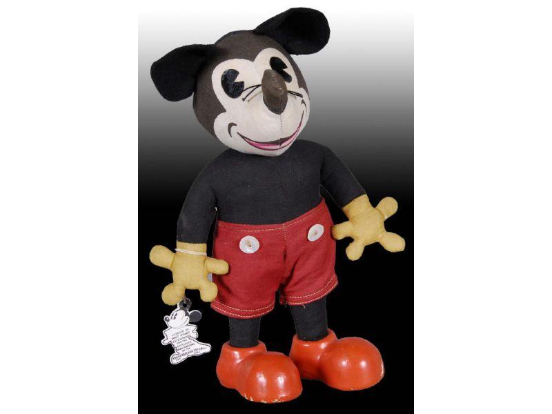 Appraisal: Knickerbocker Walt Disney Mickey Mouse Doll Description '' Has original