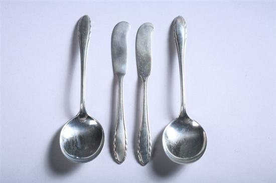 Appraisal: PIECES GORHAM STERLING SILVER FLATWARE 'Lyric' pattern soup spoons two