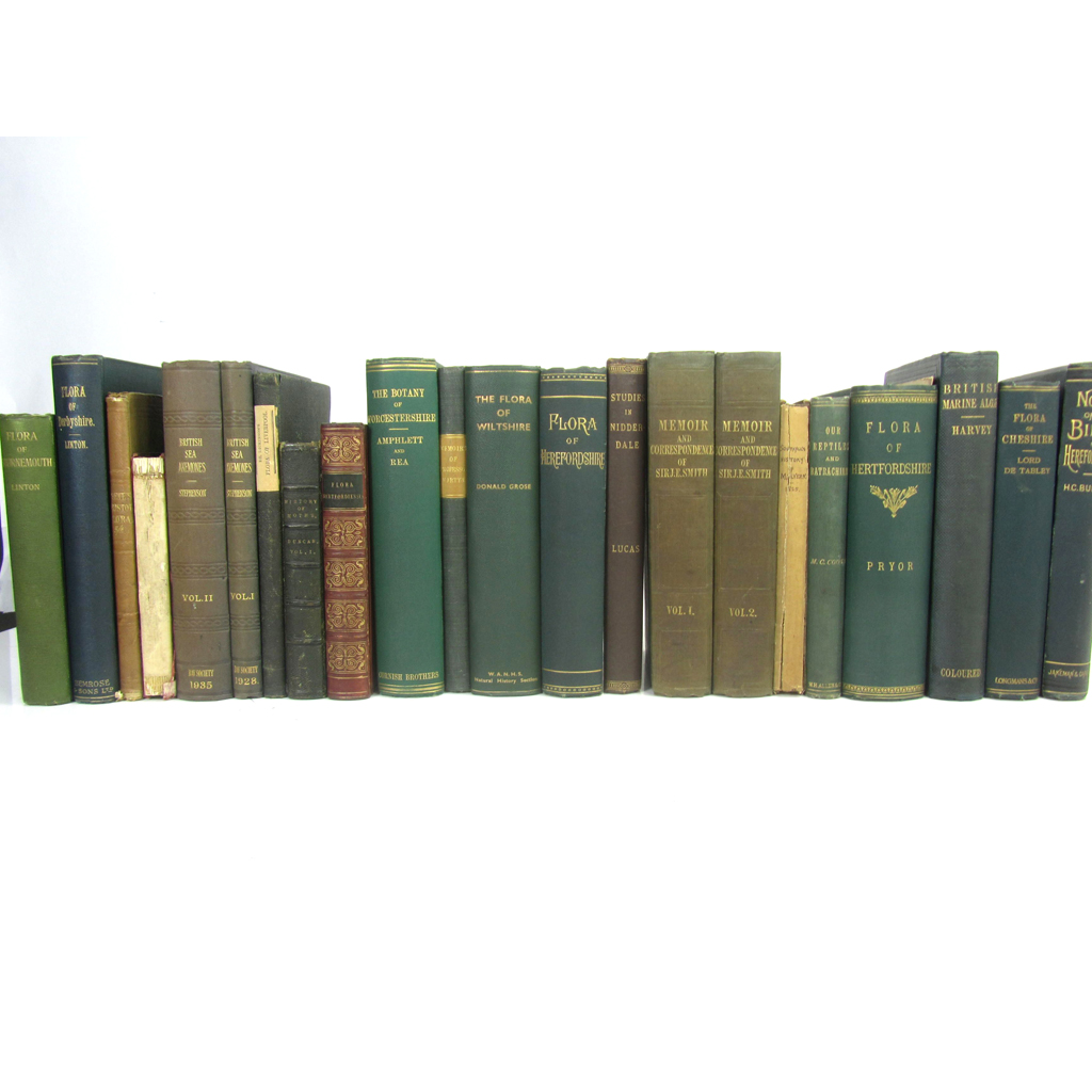 Appraisal: Botany and Natural History a collection of c volumes including