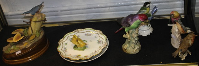 Appraisal: TWO HUMMEL PORCELAIN BIRDS to include a robin and a