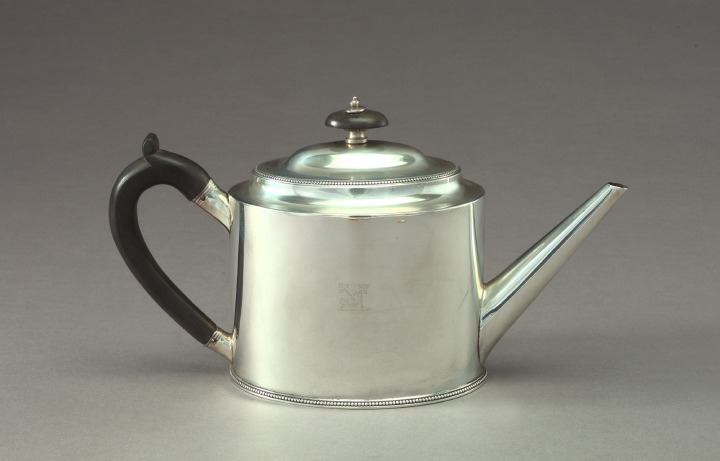 Appraisal: Fine and Rare Hester Bateman Sterling Silver Teapot in Antique