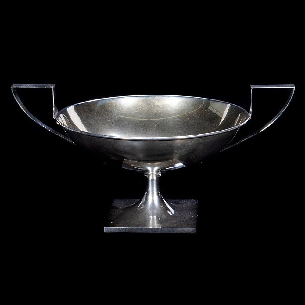 Appraisal: Shreve Co Sterling Classical Tazza The Classical Greek form with