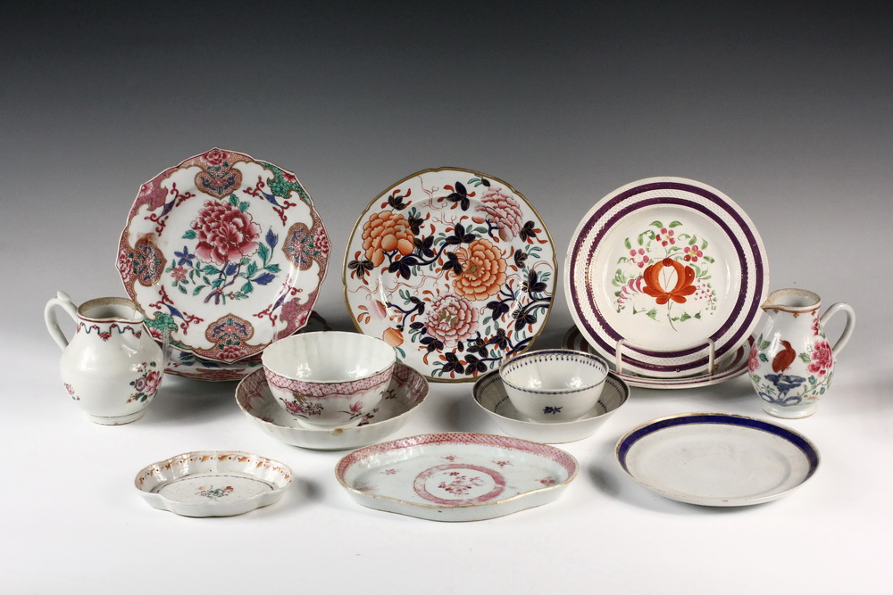 Appraisal: PCS ASSORTED TH C CHINA - All but the last