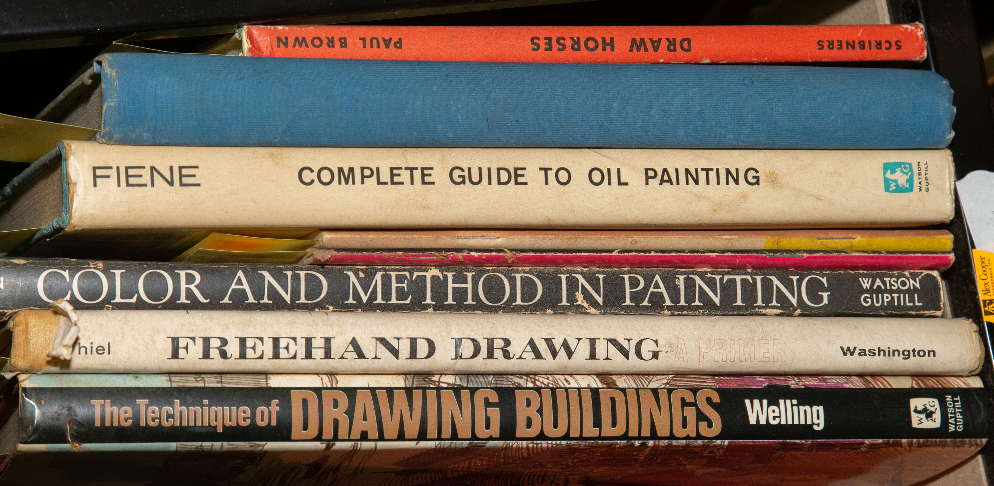 Appraisal: BOOK ON PAINTING AND DRAWING TECHNIQUES Comprising eight titles including