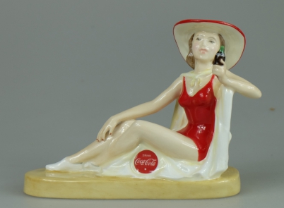 Appraisal: Royal Doulton Advertising figure Coca Cola Sunbather MCL