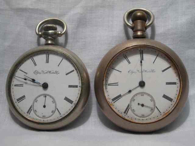 Appraisal: Two Elgin gentlemans pocket watches Size s and Both Elgin