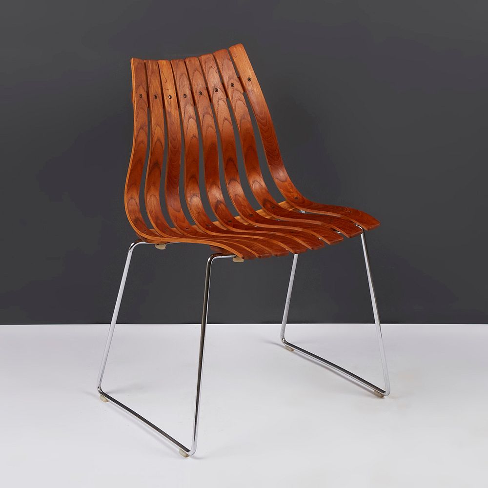 Appraisal: Hans Brattrud Mid-Century Scandia Dining Chair Hans Brattrud - for