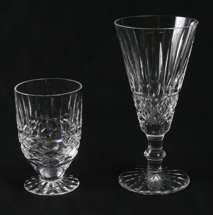 Appraisal: WATERFORD CRYSTAL TRAMORE CHAMPAGNE JUICES pieces in the Tramore pattern